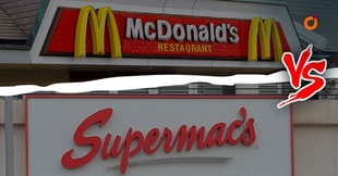 爱尔兰快餐连锁店Supermac's与麦当劳的巨无霸展开了一场商标大战