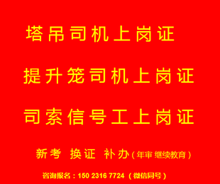  重庆市忠县塔吊司机和塔吊指挥年审有哪些流程，重庆塔吊指挥工上岗证报名须知