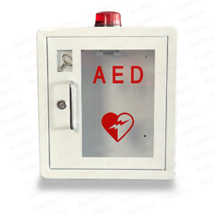 除颤器放置柜AED贮存箱壁挂式AED外箱携带报警系统