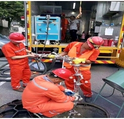 武城县紫外线光固化修复市政管道清淤污水管道检测项目中心