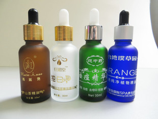 精油瓶高温丝印厂,精油瓶丝印烫金厂,精油瓶生产厂家