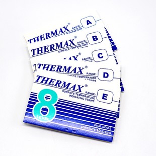 测温纸 8A:37℃-65℃ 英国THERMAX热敏试纸温度纸TMC 每本10张