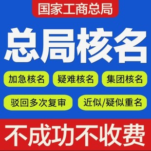 申请国家局公司核名的材料