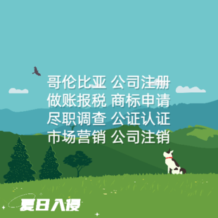 哥伦比亚公司注册的流程