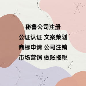 秘鲁公司注册流程