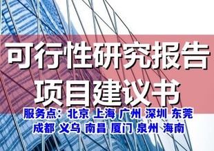 上海立项报告代写,项目可研分析报告
