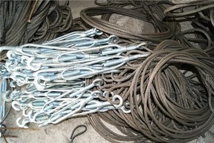 二手钢丝绳各种旧电机电梯门回收热线钢丝绳