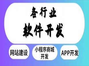 各行业软件开发,南昌网站小程序商城APP开发